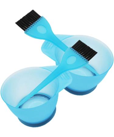 1 Set Hair Dye Color Brush and Bowl Set Hair Color Brush Mixing Bowl Kit for Hair Tint Dying Coloring Applicator Blue Hair Coloring Tools - Buy Online on GoSupps.com