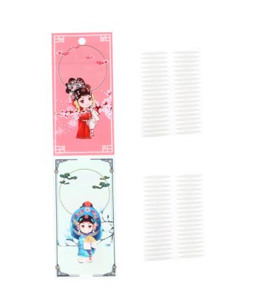 Mipcase Big Eyes 2 Sets Invisible Double Eyelid Stickers Eye Lid Tape for Hooded Eyes Eyelid Tape Lifter Single Sided