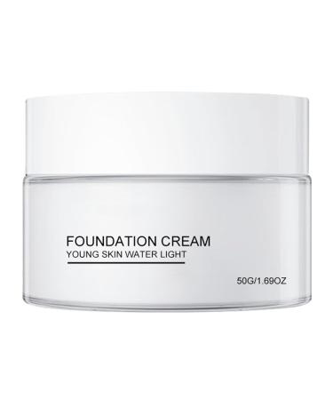 Cream Foundation - Moisturizing Concealer Foundation - Matte Finish 50g for Uneven Skin Tone