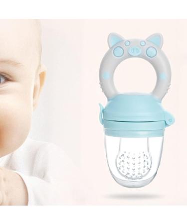 Buy 2-Pack Baby Food Dispenser Pacifiers - Soft Silicone Exercise Coordination Comfortable Handle Dust Protection - Ideal for 4 Months+ - Available in Two Colors - Buy Online on GoSupps.com