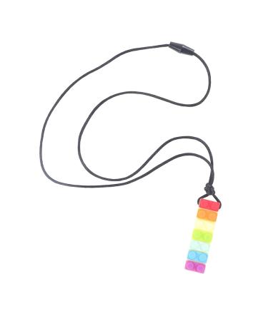 Non-Toxic Silicone Baby Teether Necklace - Yellow Stylish Chewable Pendant for Boys - Buy Online on GoSupps.com