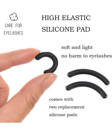 Uranian Eyelash Curler with Built-in Comb and Replacement Silicone Pads - Premium Makeup Tool for Women and Girls - Buy Online on GoSupps.com