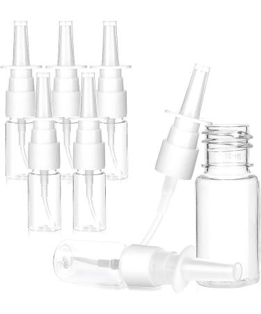 LAUGHERER 20Piece Nasal Spray Bottle Clear Small Empty Nose Spray Bottle Reusable Fine Mist Sprayers for Travel 10ML - Buy Online on GoSupps.com