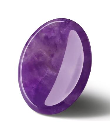 Awards amethyst thumbs custody stone crystal violet oval formed pocket nature gem for wiccan deliveries fear stress reduction fortune telling Reiki healing energy balancing - Buy Online on GoSupps.com