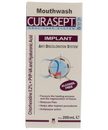 Curasept Implant - 0.20% Chlorhexidine Ha Pvp-Va 200 Ml
