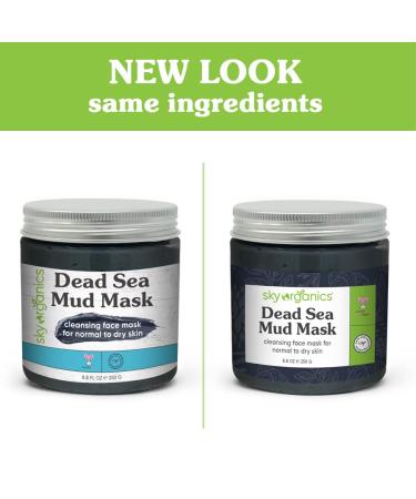 Sky Organics Dead Sea Mud Mask 8.8 fl oz - Natural Beauty Treatment - Buy Online on GoSupps.com
