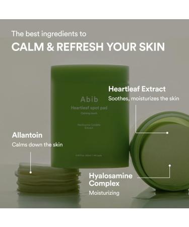 Abib Soothing Acne Care Duo: Heartleaf Teca Capsule Serum Calming Drop & Heartleaf Spot Pad Calming Touch 80pads I Centella Asiatica & Niacinamide Serum Toner Pads for Sensitive Skin - Buy Online on GoSupps.com