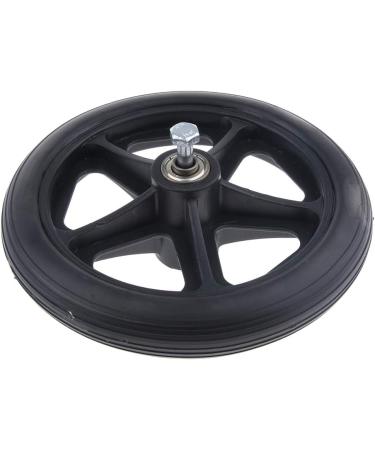 Prettyia Durable Strong Alloy Frame Wheelchair Front Castor Wheels Replacement Part Tool 5/16 inch Bearing 6 inch 7 inch 8 inch Diameter - Black 7 inch - Buy Online on GoSupps.com