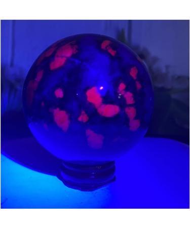 Natural Sphere Natural Gemstones Emeralds and Ruby Symbiotic Crystal Ball Hand Polished Spheres Quartz Decoration Gift 1pc (Color : 320-340g) - Buy Online on GoSupps.com