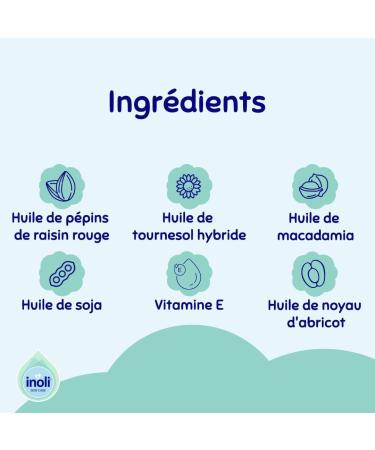Huile B b | Peaux S ches & Sensibles | pH Peau-Neutre | Huile de Massage pour B b | 8 Huiles Naturelles : Huile de Graines Tournesol Macadamia Soja & Vitamine E | 150 ml - Buy Online on GoSupps.com