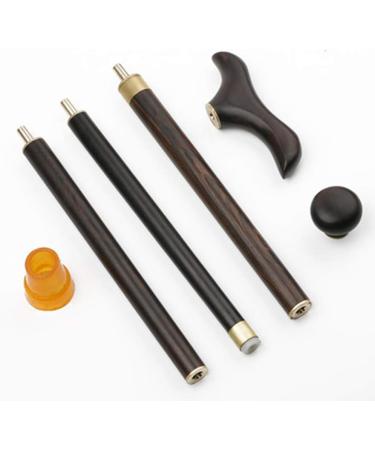 Solid Wooden Cane Portable Lightweight Non-Slip Walking Stick for Hiking Trekking Camping Traveling Climbing Crutches - Buy Online on GoSupps.com