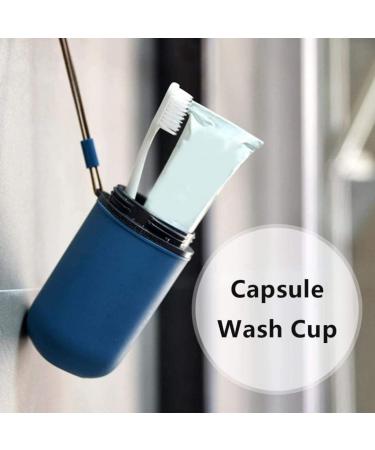 Travel Toothbrush Holder & Case | Portable Wash Cup Carrier for Business Trips - Buy Online on GoSupps.com