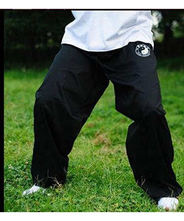 ZooBoo Chenjiagou Tai Chi Lantern Pants - Black Cotton Martial Arts Practice Pants - Buy Online on GoSupps.com