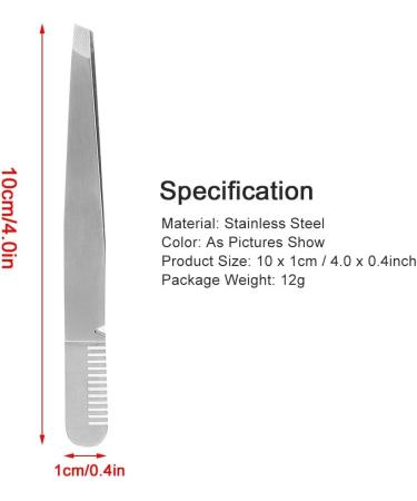 Eyebrow Clips Stainless Steel Eyebrow Hair Removal Tweezer Facial Hair Removal Clips Makeup Beauty Tool - Buy Online on GoSupps.com