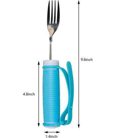 Adaptive Utensils Angled Fork and Spoon Set Anti-shake Eating Auxiliary Tableware The Elderly Self-feeding Learning Bendable Handle Utensils - Buy Online on GoSupps.com