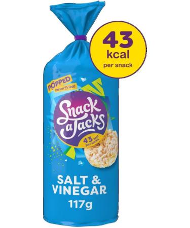 Snack a Jacks Salt and Vinegar Sharing Rice Cakes Crisps - 4.12 Oz - Buy Online on GoSupps.com