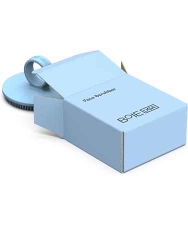 Boie USA Face Scrubber - Blue | Gentle Exfoliation Tool for Clean and Smooth Skin - Buy Online on GoSupps.com
