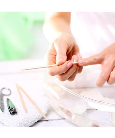 AMOSTBY Nail Art Orange Wood Sticks - 100P Cuticle Pusher & Remover Tool - Buy Online on GoSupps.com