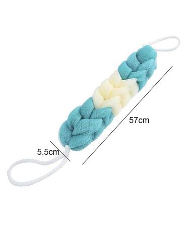 Wonfirst Long Braided Back Scrub - Exfoliating Loofah Bath Sponge - Buy Online on GoSupps.com