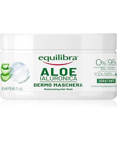 Equilibra SRL Hyaluron Aloe Vera balancing mask moisturizing and detangling with aloe vera 20 hyaluronic acid nettle extract 450 ml 450 ml Confezione da 1