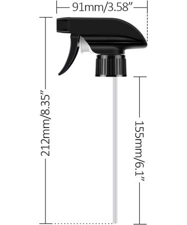 Heavy Duty Mist Spray & Stream Sprayer Replacement Tops (4 pack) - Fits 8oz/16oz Bottles - Buy Online on GoSupps.com