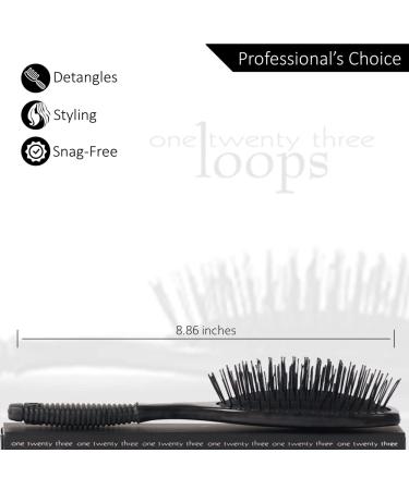 RemySoft One Twenty Three Loops Loop Brush - Safe for Hair Extensions, Weaves, and Wigs - Buy Online on GoSupps.com