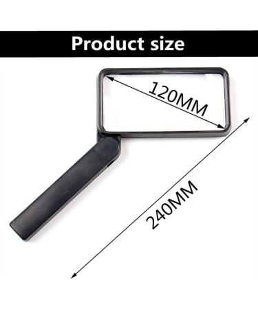 Folding Square Glass 3X Portable Pocket Magnifier Old Man Children Reading Flowers Mobile Phone Text Messages Travel HD Mirror Made in China - Buy Online on GoSupps.com