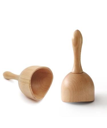 Wood Therapy Massage Tools for Body Shaping, Wooden Massage Cup for Maderoterapia/Sculpting/Anti-Cellulite/Lymphatic Drainage (7*3.5 Inch)