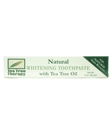 Tea Tree Therapy Natural Whitening Toothpaste 3 Ounce - 6 per case.6