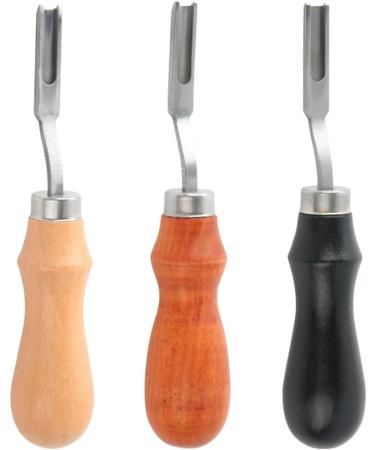 Professional Stainless Steel Leather Razor SCHABER | Premium Leather Edger for DIY | Wide Scraper & Thin Trimmer for Smooth Edges - Black - Buy Online on GoSupps.com