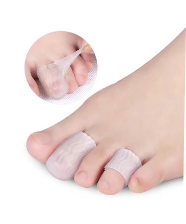 GLSTOY 5 Pairs Silicone Finger Toe Sleeves - Orthotic Toe Cushion & Blister Protector - Buy Online on GoSupps.com