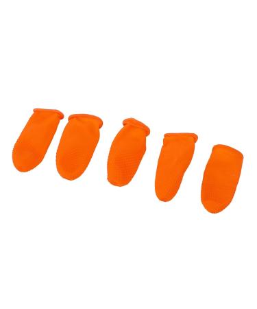 100 Pcs Non-Static Latex Finger Gloves & Cots - Protective Wear-Resistant Large Size Finger Covers for All-purpose Use | International Shipping Available - Buy Online on GoSupps.com