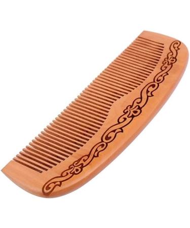 Comb Handmade Comb Wood Hair Comb Natural Comb Flower Fine Tooth Hair wooden comb (Color : 3) - Buy Online on GoSupps.com