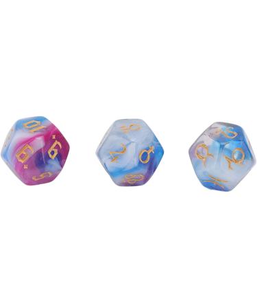 Polyhedral dice Permanent Acrylic 12 Pages Random 3dice Game for guessing - Buy Online on GoSupps.com