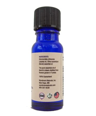 Wyndmere Naturals Neroli Essential Oil - 0.33 Ounce | Premium Aromatherapy Oil for Relaxation & Wellness - International Shipping Available - Buy Online on GoSupps.com