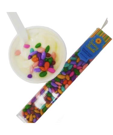 Chocolate Covered Sunflower Seeds Multicolored Candy Coated Treats - Rainbow Party Favors - Pack of 3 - Buy Online on GoSupps.com