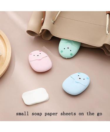 Zeayor Portable Soap Sheets for Travel - 150 Sheets Hand Soap for Camping, Mini Soaps for Hand Washing - 3 Boxes Soap Wipes - Buy Online on GoSupps.com