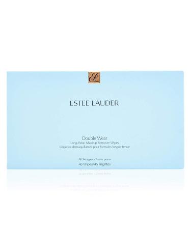 Estee lauder Double Wear Long-Wear Makeup Remover Wipes, 1 Pack, 45 Wipes