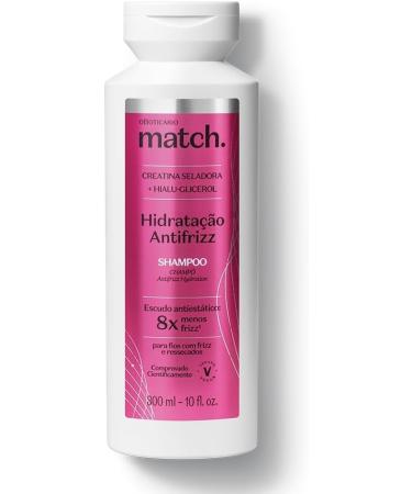  O BOTICARIO O Botic rio Match Hydration Anti-Frizz Hair Care Set with 3 Vegan Products | Shampoo 300ml Conditioner 300ml and Leave-In 150ml - Buy Online on GoSupps.com