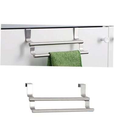 Angoily Towel Holder 3pcs Over The Cabinet Towel Hanger Over The Door Towel bar Stainless Steel Towel Hanger Bathroom mediumx3pcs As Shownx3pcs - Buy Online on GoSupps.com
