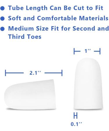 Niupiour Silicone Big Toe Protectors - 14 Gel Toe Covers for Ingrown Toenails - Toe Caps for Shoes - Protect Toes from Rubbing - Buy Online on GoSupps.com