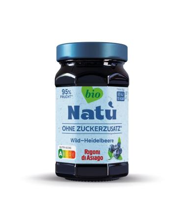 RIGONI DI ASIAGO: Nat Wild Blueberry Fruit Spread 240 g No Added Sugar