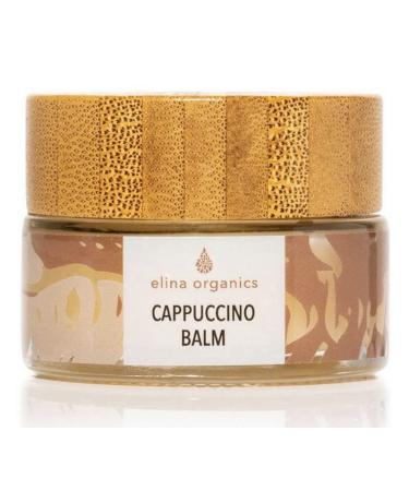 Cappuccino Balm 1oz lip mask lip butter chapstick hydrate lips chapped lips dry lips lip healing Coffee Bean Extract Shea Butter Aloe Vera Oil Vitamin E organic skincare all natural product
