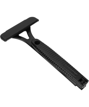 Brnoo Back Razor for Men | Extra Long Handle & Foldable Body Hair Cutter | Professional Black Back Blade (No Blade) - Buy Online on GoSupps.com