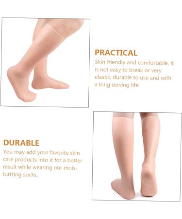 Mikinona 1pair Exfoliating Moisturizing Socks Girl Socks Foot Protection Covers Pumps High Heels for Women Spa Socks Overnight Ladies Pumps Girl Heels Sebs Women's Socks - Buy Online on GoSupps.com