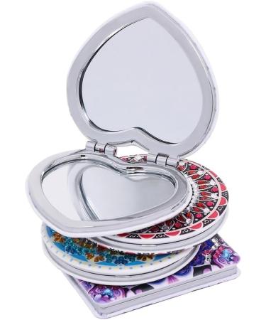 ISTOVO Mirror Glass DIY Pocket Mirror Portable Magnifying Folding Mirror for Women - Buy Online on GoSupps.com