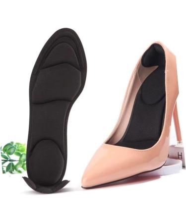 Didiseaon 2-in-1 High Heel Insoles - Heel Grips & Pads for Perfect Fit Plantar Absorbing Inserts for Women s Pumps & Kitten Heels Black - Buy Online on GoSupps.com