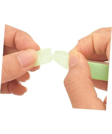MAGICLULU 1 Roll Non-woven Fabric Eyelash Tape for Lash Extensions Adhesive Eyelash Tape Lash Extension Supplies Lash Supplies Green Lash Tape Makeup Artist Must Haves Breathable 5.5x1.2cm Green 2 - Buy Online on GoSupps.com