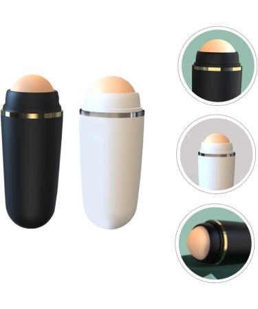 FRCOLOR 2pcs Volcanic Stone Oil-absorbing Ball Pimple Tool Oil- Absorbing Face Roller Oil Absorbing Ball - Buy Online on GoSupps.com