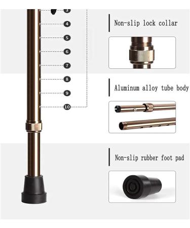 Watch Winders Solid Wood Handle Crutches Aluminum Cane Ultra Light Telescopic Handcuffs Non-Slip Wood Old Cane Elderly Family - Buy Online on GoSupps.com